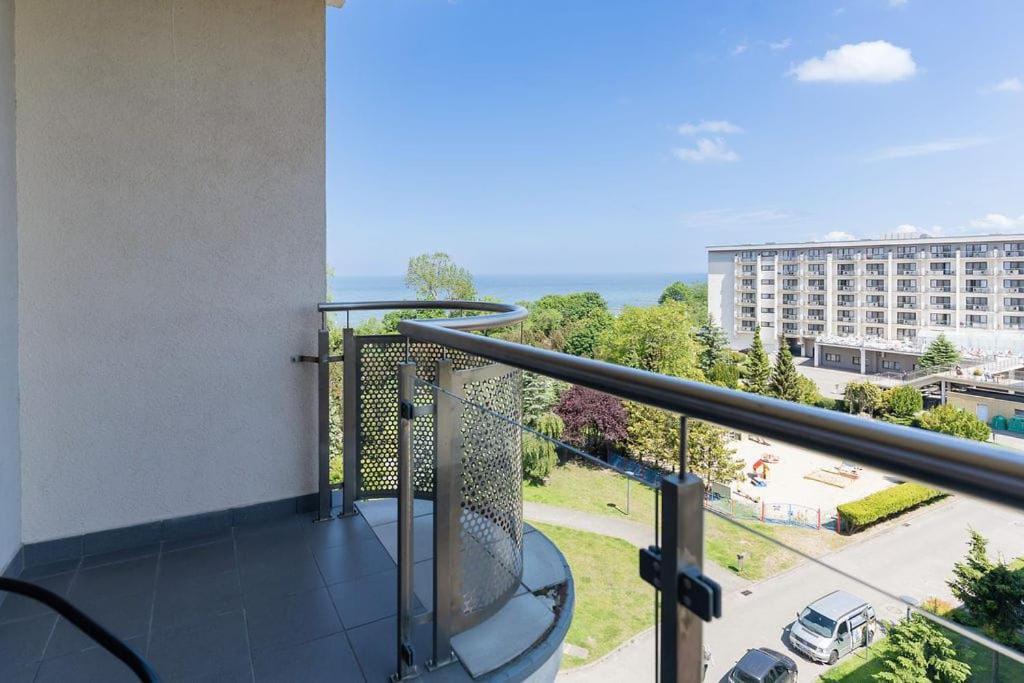 Apartament Ania Z Widokiem Na Morze W Hotelu Arka كولوبرزيغ المظهر الخارجي الصورة
